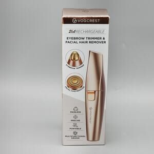 Facial Hair Remover Eyebrow Trimmer Rechargeable Vogcrest